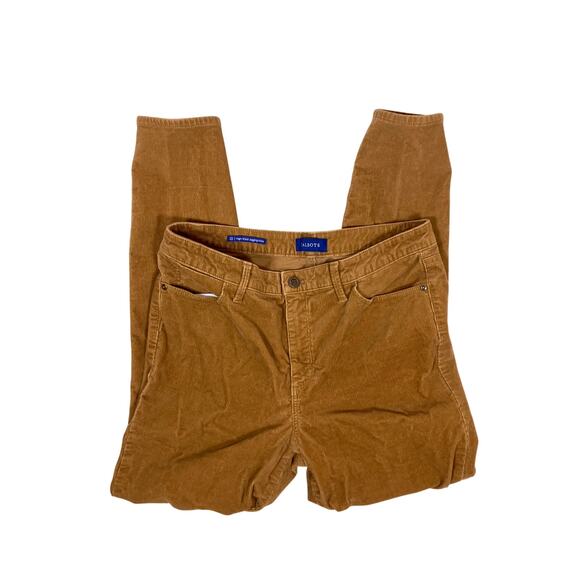 Talbots Pants - Talbots Brown Corduroy High Waist Jegging Ankle Pants Women’s Size 10 –